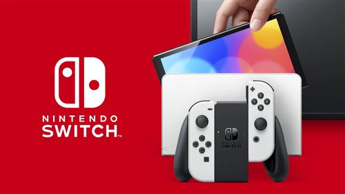 Nintendo Switch - Modèle OLED - Console de Jeu Hybride