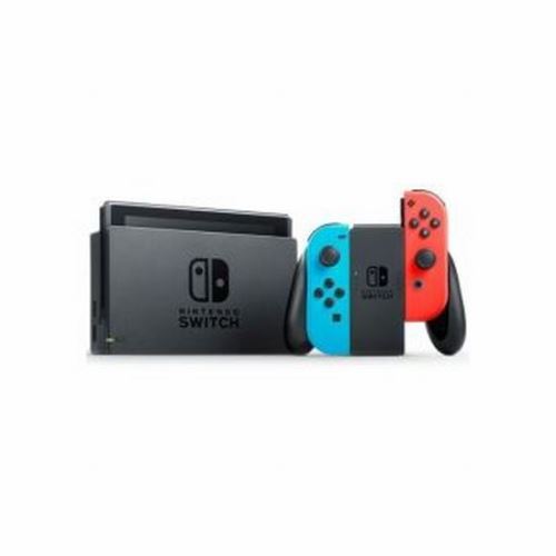 Console Nintendo Switch avec paire de Joy-Con sans fil Rouge et Bleu Neon V3